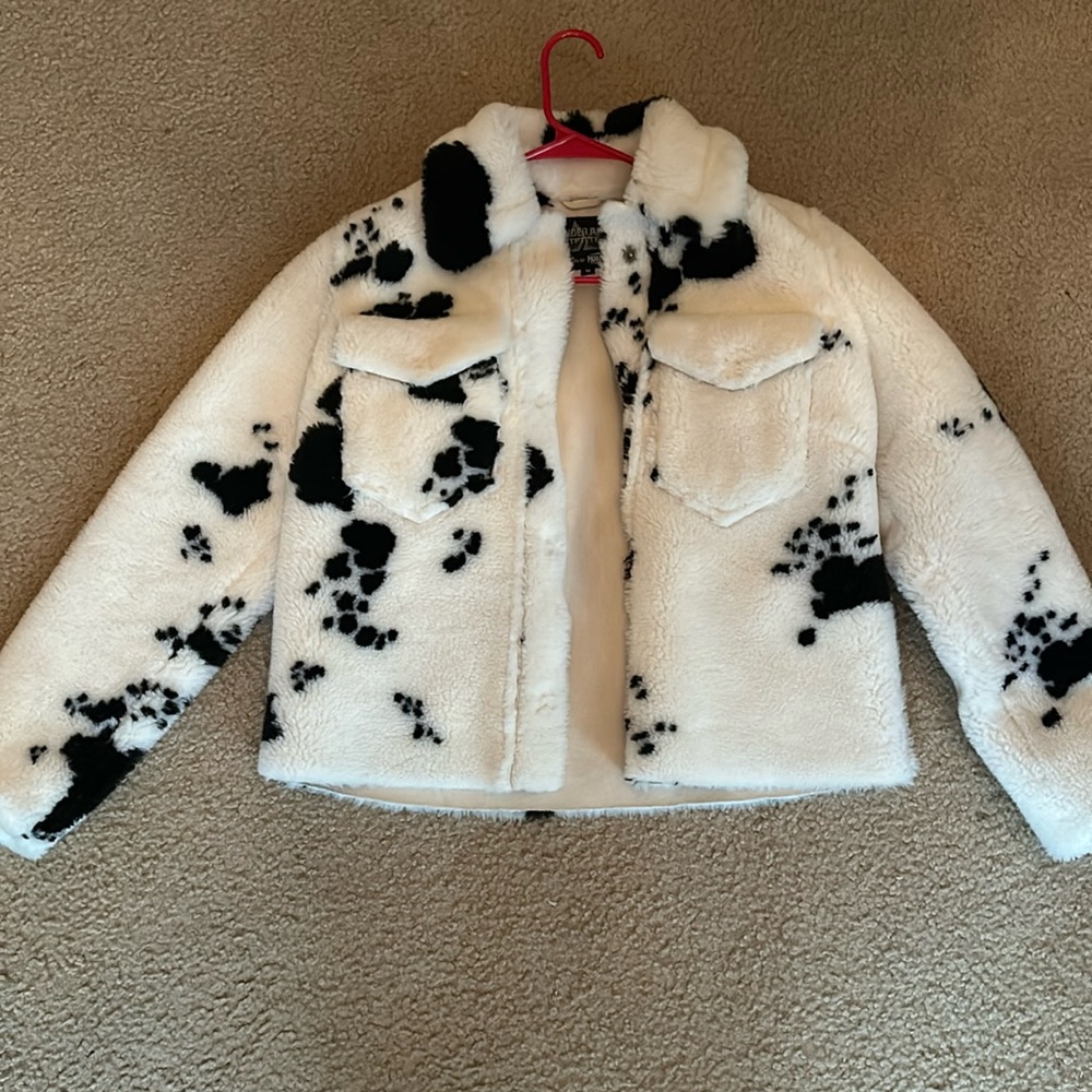 Cow print jacket